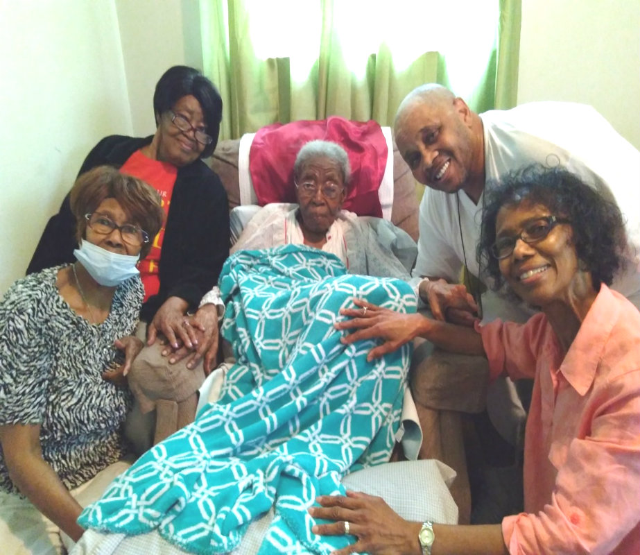 Phillip visits his 113 year old grandmother! Image