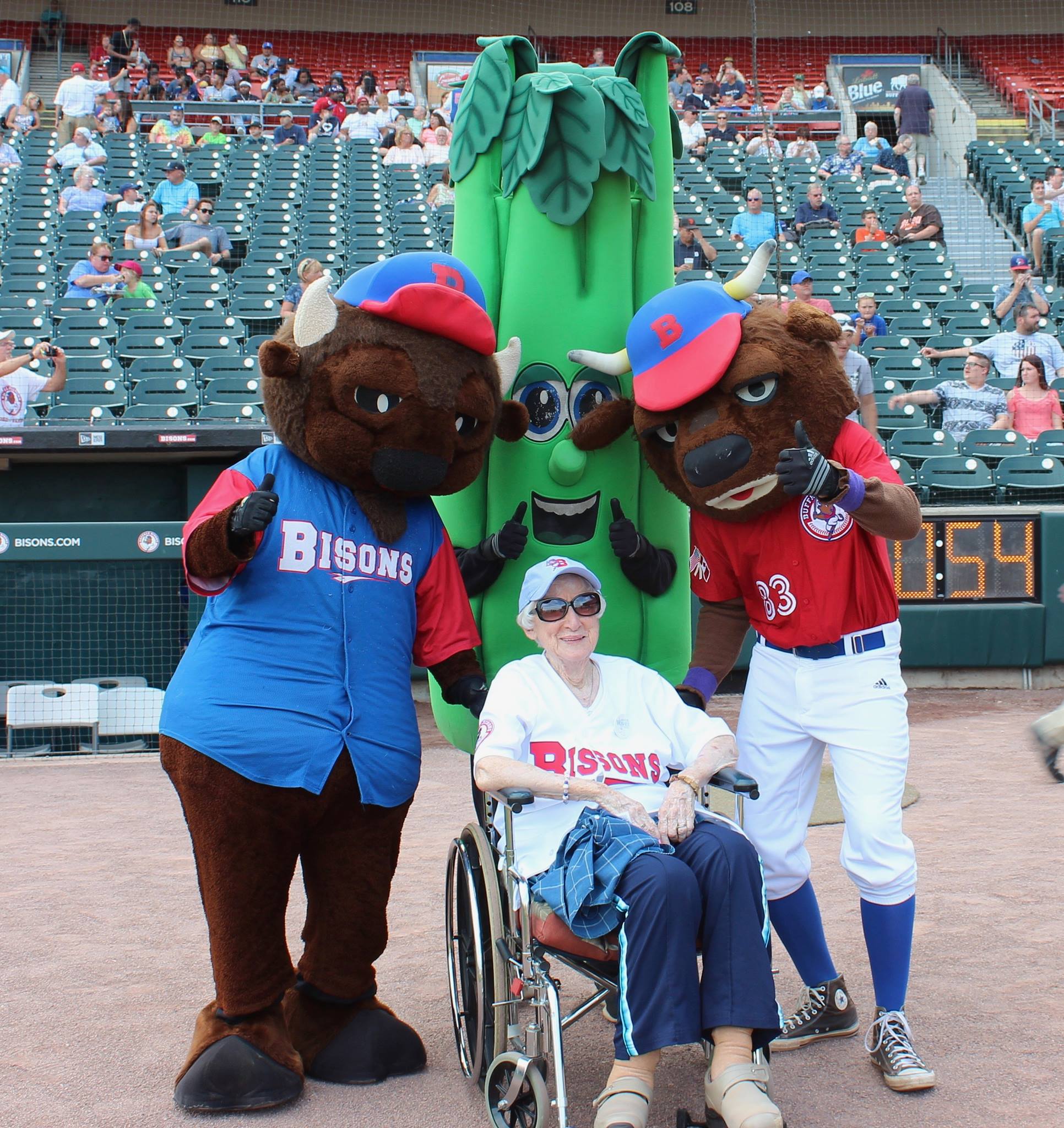 An opportunity to throw out the first pitch for Florence! Image